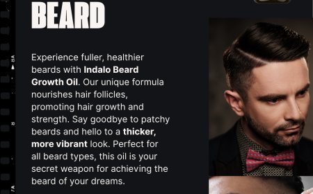 Indalo Beard Growth Oil: Your Ultimate Grooming Companion