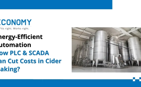 Energy-Efficient Automation: How PLC & SCADA Can Cut Costs in Cider Making